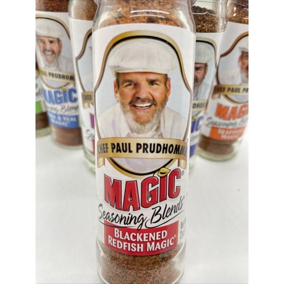 FRESH Magic Chef Paul Prudhomme's Magic Seasoning 6 Jar Set Variety Pack Lot - Picture 5 of 15